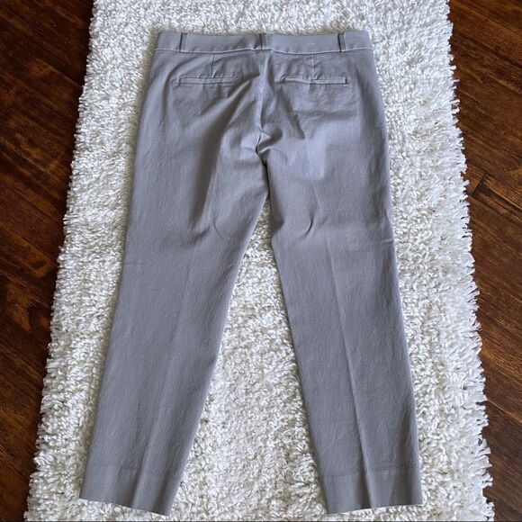 Banana Republic Sloan Crop Gray Pants SZ 6 - Picture 2 of 7